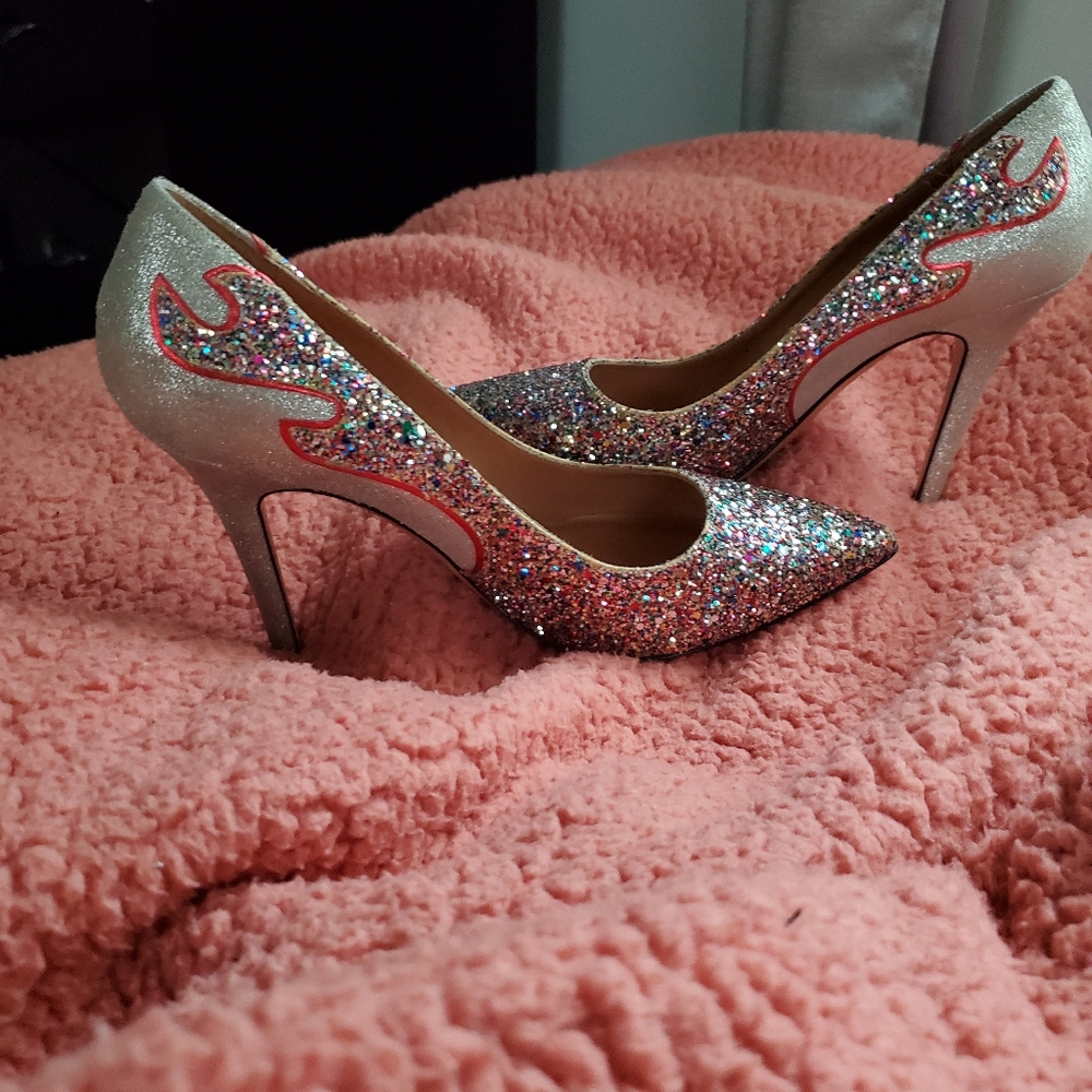 Beautiful glitter Isabel Marant heels